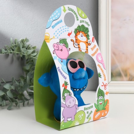 Growing gift grass grass "troll" blue mix-5
