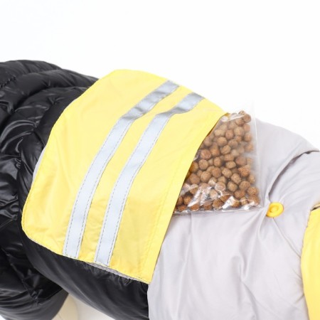 The overalls "anorax" reflective, size 16 (DS 36, OG 46, Osh 35 cm), black and yellow-7