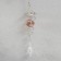 Chickenpile bell metal 3D "openwork butterfly" with bead 13.5x13.5x31 cm