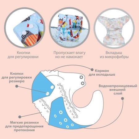 Reusable diaper "transport"-1