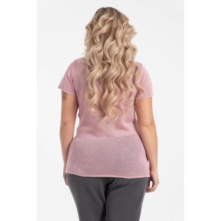 Female jumper, size 52, pink color-1