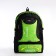 A thyroid backpack with an increase in 55l, 5 external pockets, green color