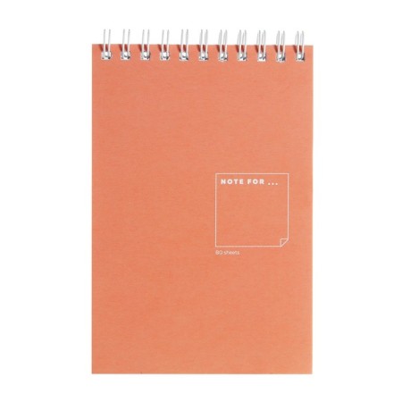 Notepad A6, 80 sheets in a cage on the crest Pastel Tint, cover coated cardboard, an offset block 60 g/m2, mix-3
