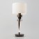 Titan table lamp, 1x10W E27, brown color