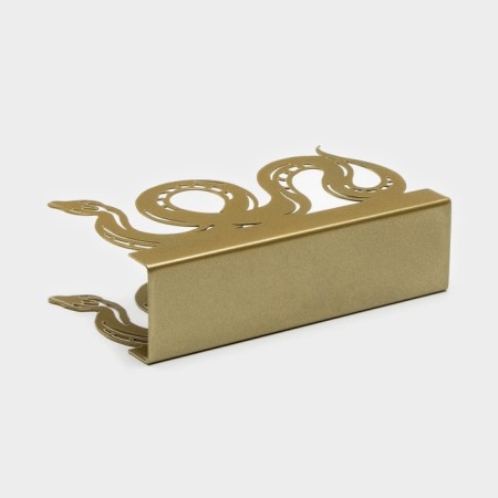 Magistro napkin "Snake", 14 × 4 × 8.5 cm, gold color-3