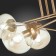 Ceiling EVOLUCE lamp. Sle155702-08. More. 8x40 watts, E14, 100x64x34 cm, golden color