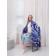 Bridge blanket, size 150x200 cm, blue color