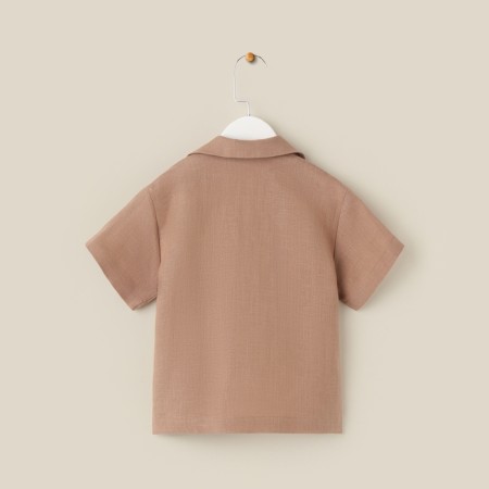 DECHIPARY HOME HOME (shirt and shorts) SL Home P 38 (146-152), coffee-12