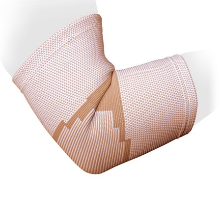 Bandage on the elbow joint elastic ES-E01, beige, size L