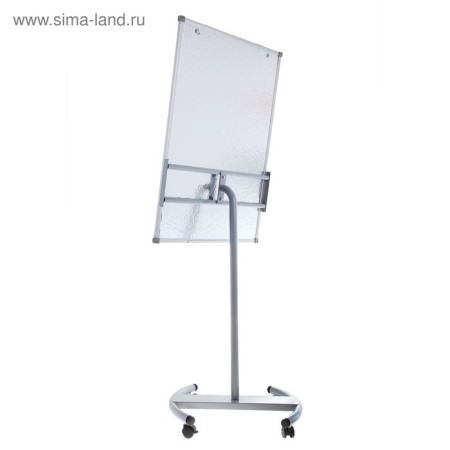 Flipchart mobile magnetic marker 70x100 cm, Calligrata Premium, in an enhanced aluminum profile, on rollers-3