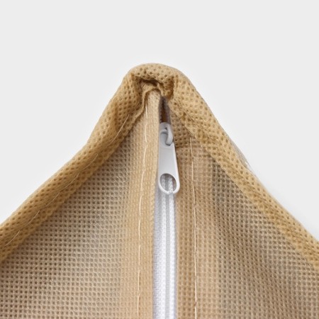Organizer for storing linen “Points”, 7 cells, 34 × 30 × 8 cm, beige color-4