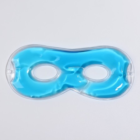 Gel mask for the area around the eyes, 17 × 7.5 cm, blue color-5