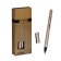 Ballic handle Devente My Gold 0.7 mm, ultral letter, blue ink, oil base, gold corps