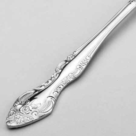 Back for the cake "Troika", h = 22 cm, thickness 2.5 mm, silver color-1