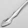 Back for the cake "Troika", h = 22 cm, thickness 2.5 mm, silver color