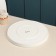 Porcelain plate Sola, D = 25.5 cm, white