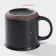 Ceramic share mug "Cleo", 330 ml, black color