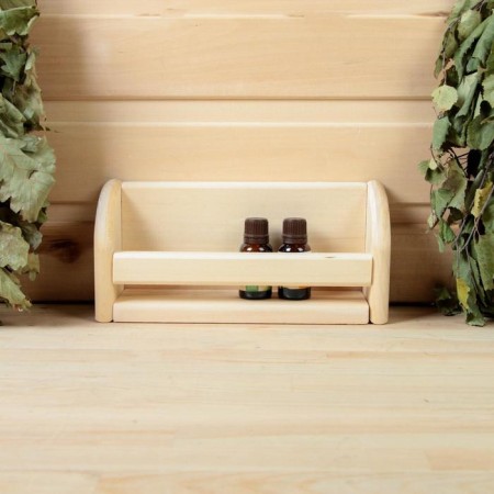 Shelf for oils, 6 bubbles, 24x11cm, linden "Dobroparov"