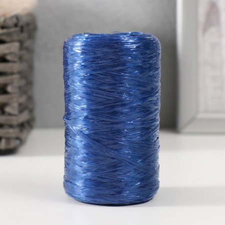 Manual knitting yarn 100% polypropylene 200m/50g (set 3 pcs, silver, emerald, sapphire)-1