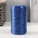 Manual knitting yarn 100% polypropylene 200m/50g (set 3 pcs, silver, emerald, sapphire)