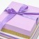 Self -assembly box "lines" lilac 15x15x15 cm