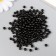 Set of beads "needlework" plastic, diameter 5 mm, 25 g, black