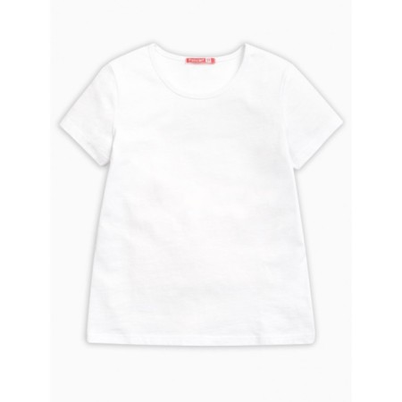 T -shirt for girls, height 122 cm, white color-1