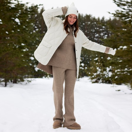 Women's costume mist (sweater and trousers), beige, p. S (40-42)-5