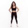 Female leggings, black color, size 42