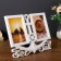 Photo frame plastic in 2 photos 10x15 cm "Anchor" white 23x29 cm