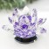 Souvenir glass "Violet lotus on the stand" rotates 5.5x9x9 cm