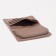 Women's wallet on magnets, brown color