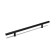 Hand -on Railing CAPPIO, Stainless. steel, d = 12 mm, m/o 192 mm, black color