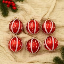 Set of balls plastic D-7 cm, 6 pcs 