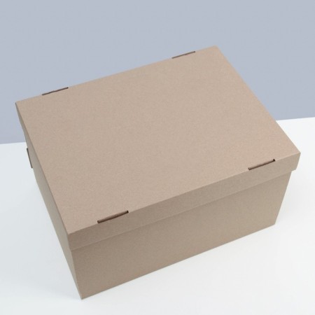 The box is folding, the lid is, brown, 35 x 25 x 20 cm-1