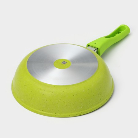 Trendy Style pan, d = 24 cm, removable handle, anti -stick coating, green color-2