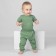 Body with short sleeve Basic, height 74 cm, green color