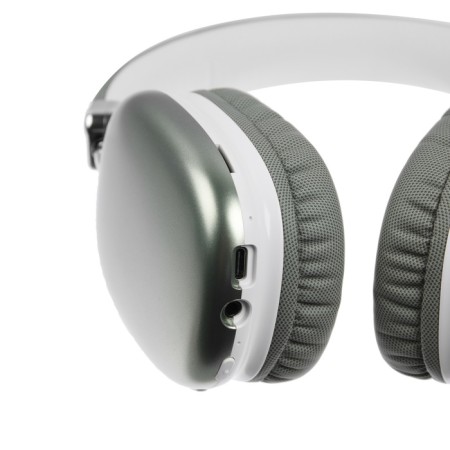 Wireless headphones SY-BT 1632, full-size, microphone, BT5.3, AUX, 400 mAh, green-11