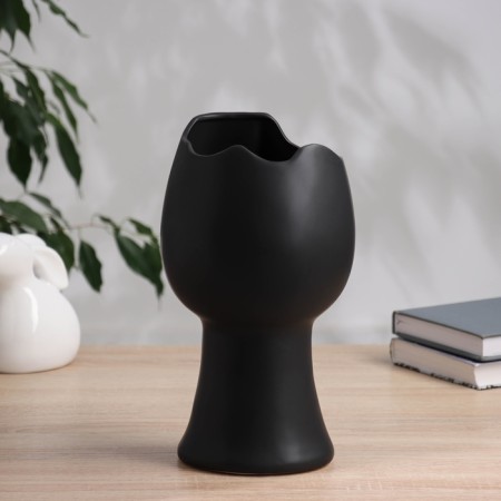 VAZ Coramics Table "Pietro" Kiss, 26x12 cm, black-2
