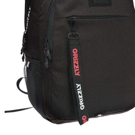 Youth backpack 42 x 31 x 22 cm, Grizzly, ergonomic back, laptop department, black-10