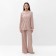 Female set (shirt, trousers, top) KAFTAN "BASE" p. 44, powder