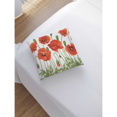 Pillowess decorative "poppy plantations", on a zipper, size 45x45 cm-1