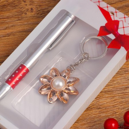 Набор подарочный 2в1 (ручка, брелок )-2