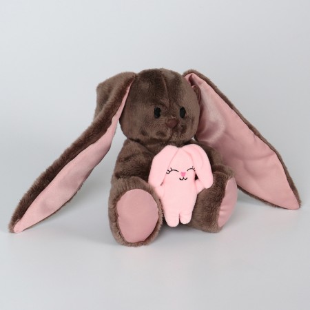 Soft toy "Li with a hare", bunny, 25 cm-1