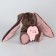 Soft toy "Li with a hare", bunny, 25 cm