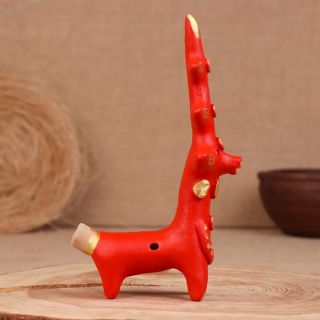 Abashevskaya toy "Deer-Drevo", 15x7x15 cm, Kukushkin I.I.-3