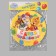 Disposable paper plate "Happy Birthday" animals with balls, set 6 pcs, 18 cm
