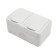 Horizontal Block 2 Mini OG IP54 with grounding, o/y, white kranz