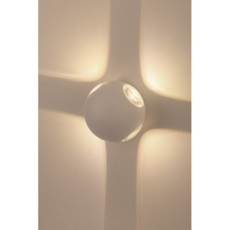 Bra 4x1W ip 54 white 11x11x9 cm