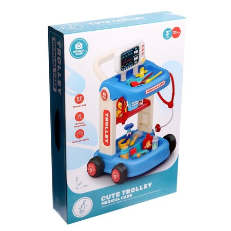 Game set "Doctor" on a cart, with accessories-17